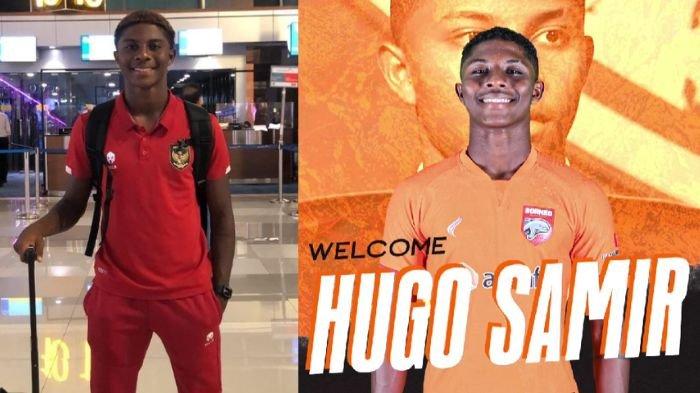 Hugo Samir, pemain Borneo FC yang cetak gol untuk Timnas Indonesia U-24