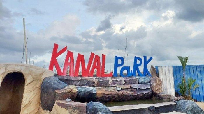 Kanal Park Sangatta, waterpark di Sangatta dengan dilengkapi air terjun yang berkonsep Goa Karst di Kutai Timur, Kalimantan Timur.