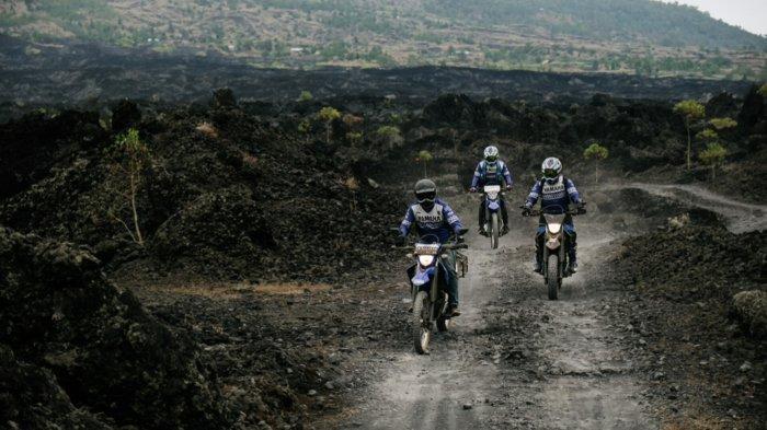 trek off road jalur tanah berpasir Kintamani forest serta Black Lava Kintamani