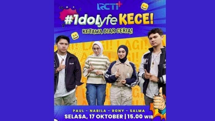 IdoLyfe sore ini bersama Rony, Salma, Nabila, Nyoman Paul, akses live streaming RCTI untuk menontonnya.