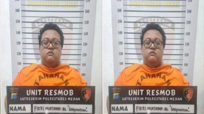 Morteza, TikToker Medan diamankan polisi buntut kontennya yang diduga menghina agama.