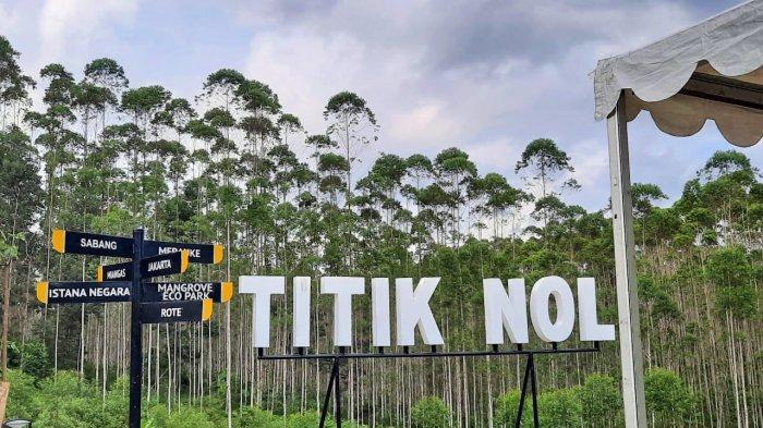 Titik Nol Ibu Kota Negara (IKN) Nusantara, yang ada di Penajam Paser Utara, Kalimantan Timur.