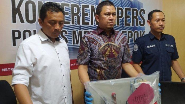 Kasat Reskrim Polres Metro Depok Kompol Hadi Kristanto di Mapolres Metro Depok, Selasa (19/9/2023).
