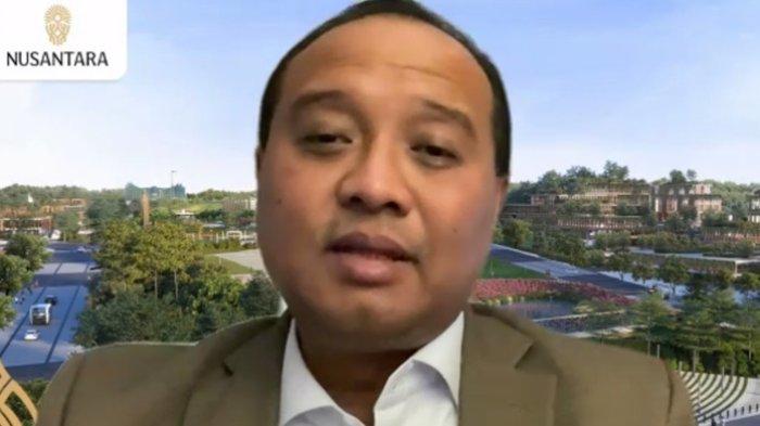 Deputi Bidang Pembiayaan dan Investasi Otorita IKN Agung Wicaksono dalam media briefing info terkini IKN yang dilakukan secara daring, Senin (20/11/2023).
