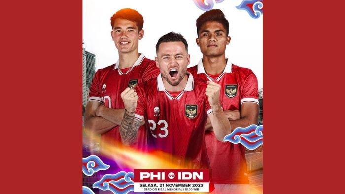 Filipina vs Timnas Indonesia malam ini di Kualifikasi Piala Dunia 2026, akses live score untuk pantau hasilnya.