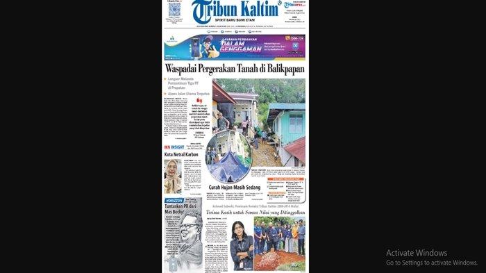 HL Tribun Kaltim 4 Desember 2023.