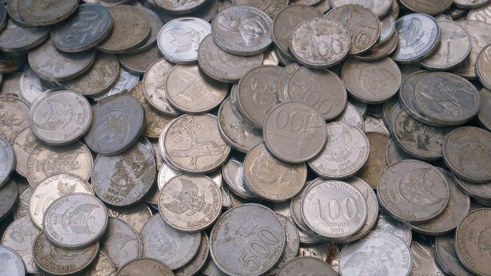 Ilustrasi uang rupiah logam. Berikut daftar 3 uang rupiah logam yang ditarik Bank Indonesia lengkap cara menukarnya.