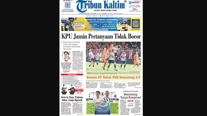 HL Tribun Kaltim 10 Desember 2023.