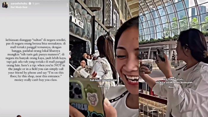 Sindiran Sarah Sechan soal Sultan yang teriak di Mall.