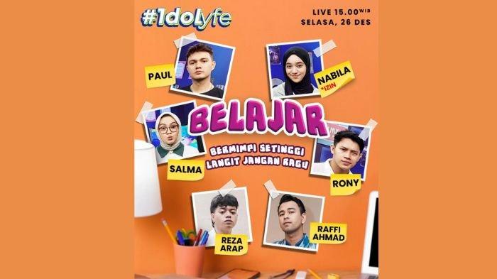 IdoLyfe hari ini tema 'BELAJAR' bersama Nyoman Paul, Salma Salsabil, Rony Parulian, akses live streaming RCTI untuk menyaksikannya.
