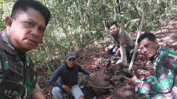 Penemuan torpedo bekas perang dunia ke II di Kelurahan Buluminung, Kecamatan Penajam, Kabupaten Penajam Paser Utara.TRIBUNKALTIM.CO/HO