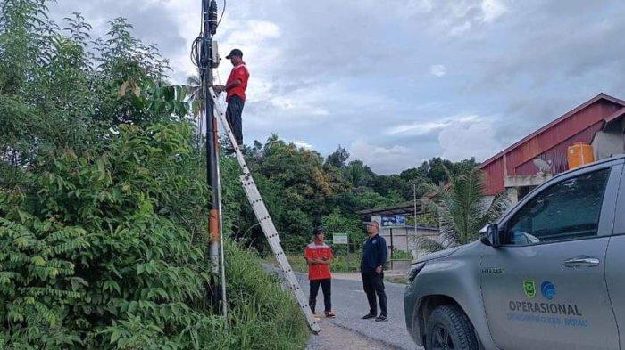 WIFI GRATIS BERAU - Ilustrasi Pemasangan Infrastruktur beberapa titik Wifi Gratis, yang merupakan Program Bupati dan Wakil Bupati Berau yang telah terealisasi di tahun 2023 sebanya 1.000 titik.