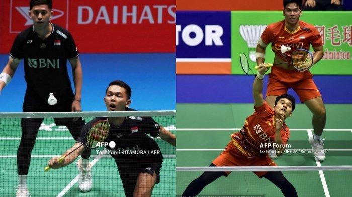 Fajar/Rian - Leo/Daniel. Berikut jadwal badminton Malaysia Open 2024 hari ini. Ada Fajar/Rian, Leo/Daniel tantang unggulan ke-4. Live