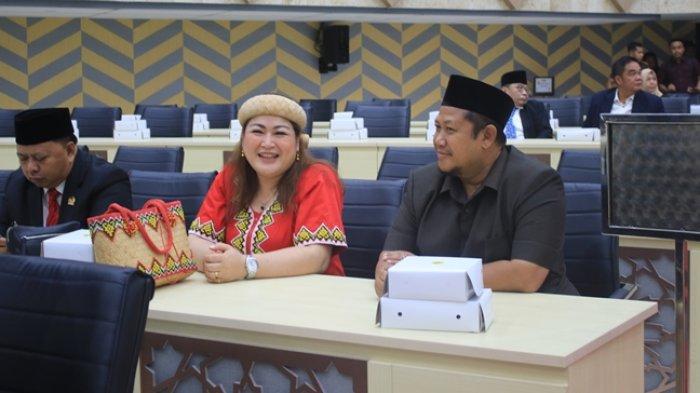 PILKADA MAHULU 2024 - Ketua DPRD Mahulu Novita Bulan di sela rapat paripurna DPRD Provinsi Kaltim dalam rangka memperingati HUT ke-67 Kaltim, Senin (8/1/2024) di Samarinda.