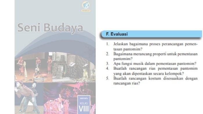 Soal Seni Budaya kelas 8 SMP halaman 215, cek kunci jawabannya.