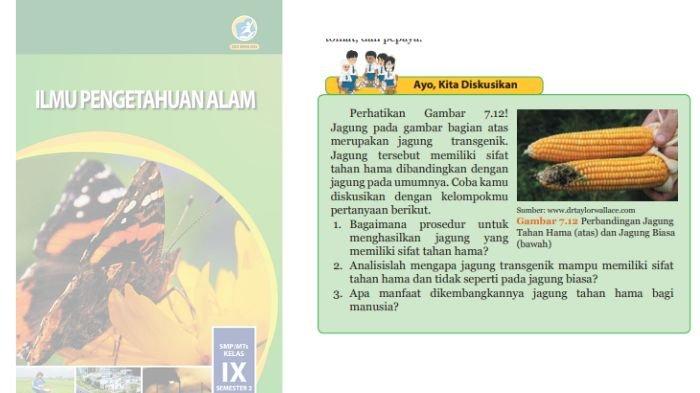 Soal IPA kelas 9 semester 2 kuriklum 2013 halaman 67, cek kunci jawabannya.