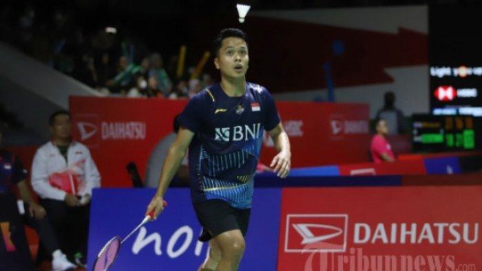 INDONESIA MASTERS - Anthony Sinisuka Ginting. Wakil tunggal putra ini memastikan lolos ke semifinal Indonesia Masters 2024 setelah mengalahkan wakil Singapura, Loh Kean Yew. Simak hasil Indonesia Masters 2024 hari ini, Jumat (26/1/2024).
