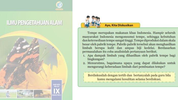 Soal IPA kelas 9 semester 2 kuriklum 2013 halaman 81, cek kunci jawabannya.