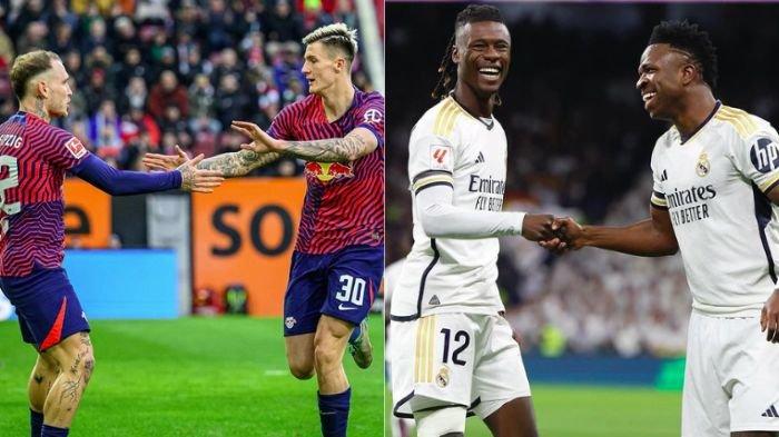 RB Leipzig vs Real Madrid di Liga Champins babak 16 besar leg 1, berikut prediksi dan head to headnya.