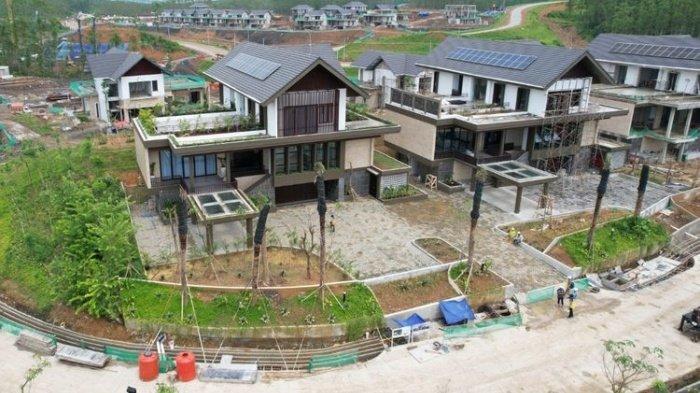 RUMAH MENTERI - Penampakan rumah tapak jabatan menteri di IKN Nusantara. Menteri PUPR siap pindah ke IKN Nusantara Juli 2024. Basuki Hadimuljono: nanti bareng istri.