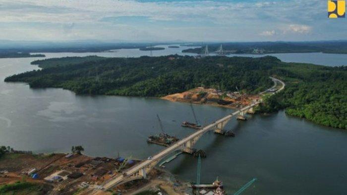 JEMBATAN PULAU BALANG - Penampakan Jembatan Pulau Balang. Bakal tuntas Agustus 2024, duplikasi Jembatan Pulau Balang jadi akses IKN Nusantara - Balikpapan.