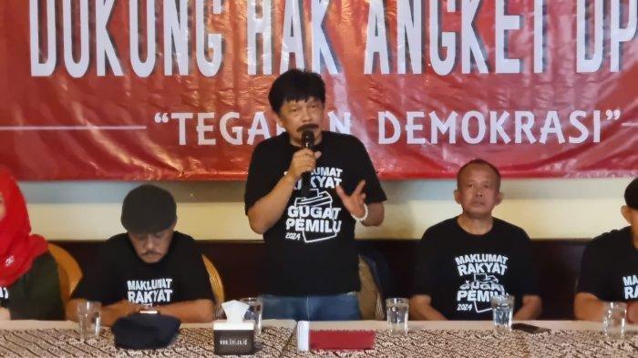 HAK ANGKET - Koordinator Forum Kader PDI Perjuangan se-Jabodetabek, Cepy Budi Mulyawan meminta PDIP segera menggulirkan hak angket melalui wakilnya di DPR RI.