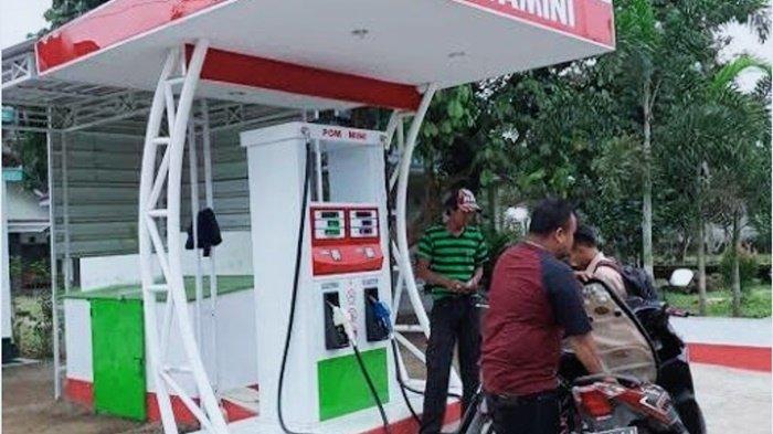 Salah satu pom mini di Kota Balikpapan. Pemkot bakal segera melakukan penertiban pom mini usai Idul Fitri tahun ini.