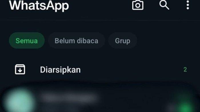 TAMPILAN BARU WHATSAPP - Terlihat di tampilan baru WhatsApp ada tab baru. Menu tab baru di aplikasi WhatsApp ini adalah untuk menyortir pesan.