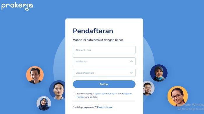 PRAKERJA GELOMBANG 71 - Laman https://dashboard.prakerja.go.id/daftar.