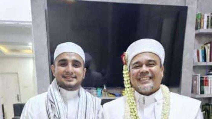 Habib Rizieq Shihab setelah menjalani pernikahan di Sentul, Bogor, Jawa Barat.