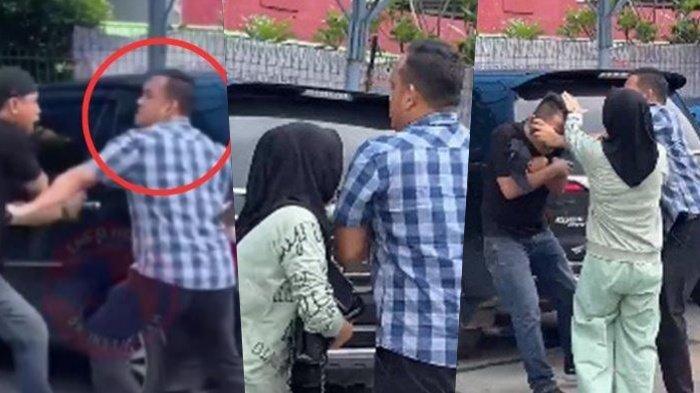 POLISI TEMBAK DEBT COLLECTOR - Potongan video momen cekcok yang berujung aniaya. Video polisi tembak debt collector di sebuah mall di Palembang, Sumatera Selatan ini jadi viral. Simak kesaksian istri Aiptu FN selengkapnya.