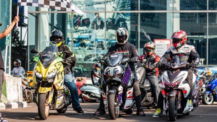 Puluhan peserta berkumpul untuk mengikuti rangkaian acara di masing-masing area.