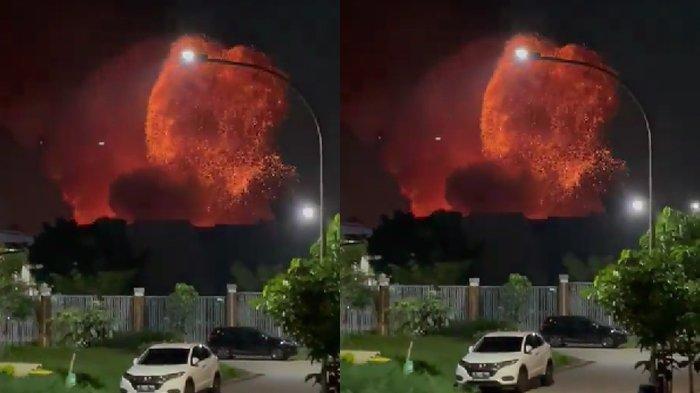 Kronologi Gudang peluru Yon Armed 7, Kota Bekasi, Jawa Barat dikabarkan meledak pada Sabtu (30/3/2024).