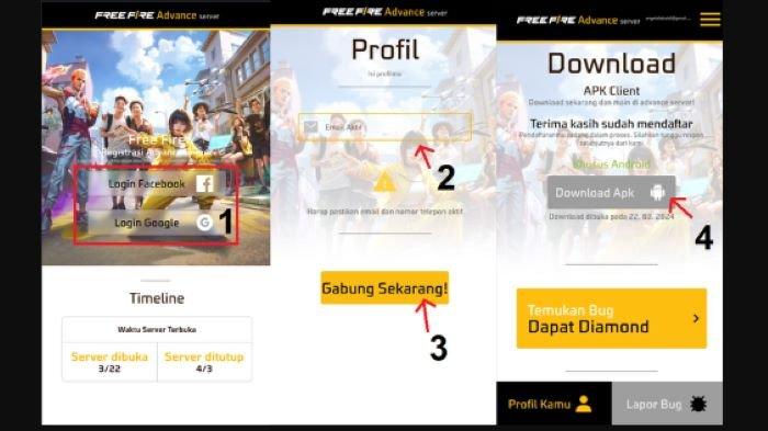 Terjawab sudah kapan Free Fire rilis, cek kapan FF rilis dan cara daftar Advance Server terbaru yang berakhir 3 April 2024.