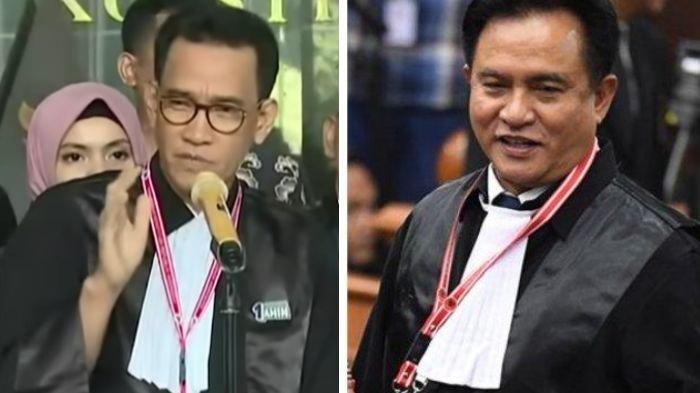 Refly Harun (kiri) dan Yusril Ihza (kanan). Yusril Ihza mempertanyakan di sidang MK soal seandainya masa jabatan kepala daerah diperpanjang, Anies Baswedan dan Ganjar Pranowo tak bisa mencalonkan diri sebagai presiden pada Pilpres 2024. Refly Harun sebut pertanyaan tersebut sangat sederhana.