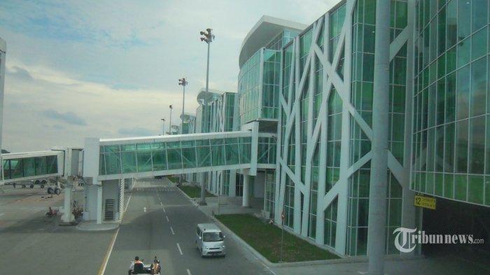 Penampakan Bandara SAMS Sepinggan Balikpapan, Kalimantan Timur.
