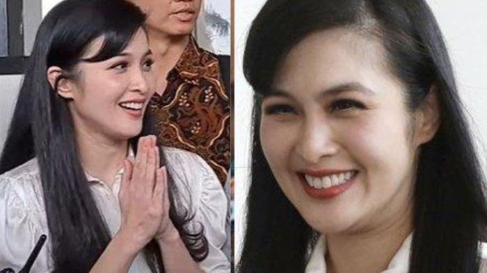 Sandra Dewi tersenyum saat tiba di Kejaksaan Agung untuk menjalani pemeriksaan atas kasus korupsi yang menjerat suaminya, Harvey Moeis, Kamis (4/4/2024)