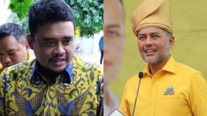 CAGUB SUMUT 2024 - Bobby Nasution dan Musa Rajekshah yang sama-sama mendapat penugasan dari DPP Golkar untuk cagub di Pilgub Sumut 2024. Persaingan cagub di Pilgub Sumut 2024 dipastikan bakal panas. Golkar Sumut lebih pilih Bang Ijeck daripada Bobby Nasution. Siapa calon PDIP?