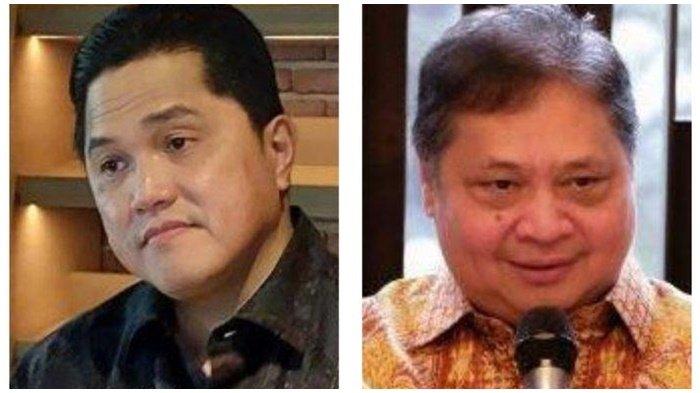 Erick Thohir dan Airlangga