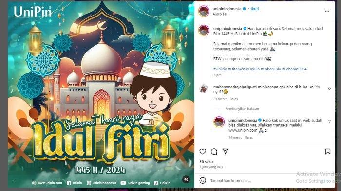 UNIPIN ERROR - Terjawab sudah kenapa Unipin error hari ini? simak informasi terbaru transaksi via www.unipin.com.