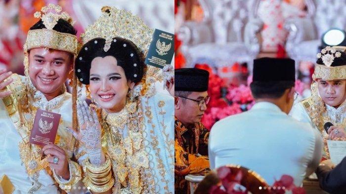 PUTRI ISNARI MENIKAH - Momen pernikahan Putri Isnari dengan Abdul Azis, Sabtu (20/4/2024) yang diunggah di akun Instagram Walikota Balikpapan, Rahmat Mas'ud.