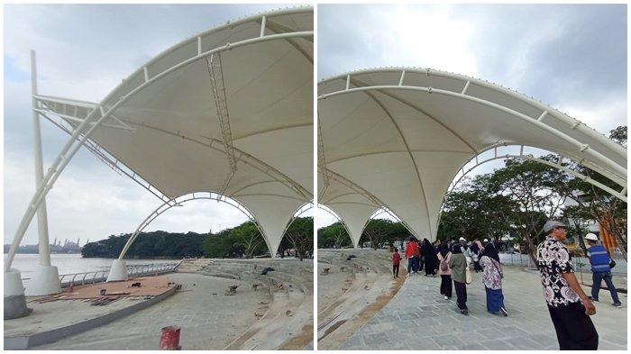 PROYEK TERAS SAMARINDA - Lokasi pembangunan mega proyek Teras Samarinda tahap I segmen Jalan Gajah Mada, Kota Samarinda Kalimantan Timur. Kontrak proyek Teras Samarinda Tahap I telah diperpanjang tiga kali, dengan batas waktu perpanjangan terakhir pada 4 Mei 2024.