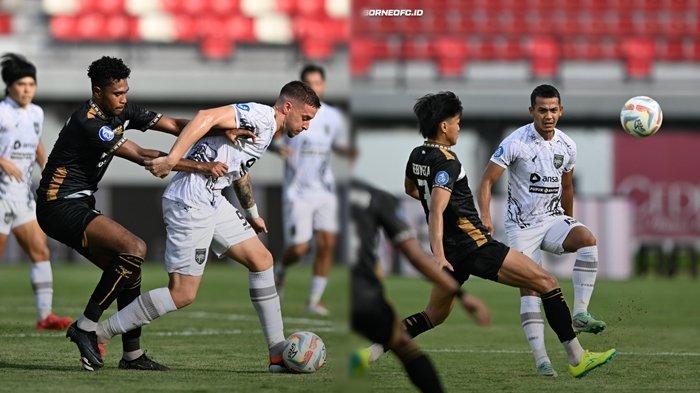 Dewa United vs Borneo FC Samarinda. Berikut hasil lengkap pekan ke-34 dan klasemen akhir Liga 1. (Twitter Borneo FC)