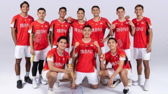 THOMAS CUP 2024 - Skuad Indonesia untuk Thomas Cup 2024. Cek live score Thomas Cup 2024 Indonesia vs China Taipei, perjuangan Ginting dkk ke final. Cek line up. Live TV dan streaming.