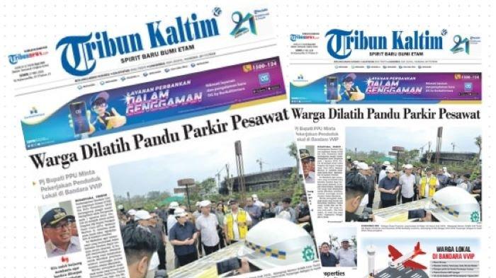 Warga Dilatih Pandu Parkir Pesawat, Pj Bupati PPU Minta Pekerjakan Penduduk Lokal di Bandara VVIP