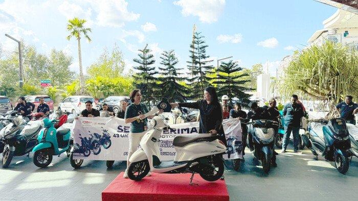 Gandeng PT Surya Timur Sakti Jatim, PT Wulandari Bangun Laksana Tbk Apresiasi 43 Karyawan Terbaik Dapat Sepeda Motor Yamaha