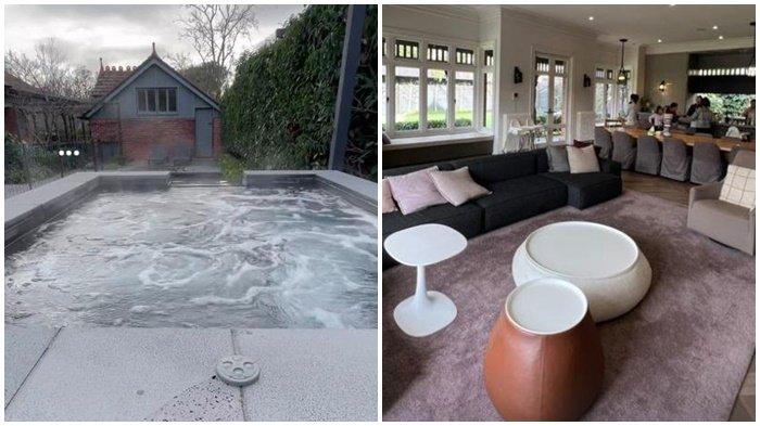 Rumah mewah Sandra Dewi dan Harvey Moeis di Melbourne, Australia, dilengkapi fasilitas kolam renang.