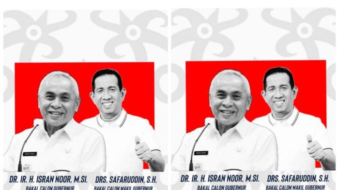 PILGUB KALTIM 2024- Ketua DPD PDIP Kaltim, Irjen Pol (Purn) Safaruddin membantah dirinya maju ke Pilgub Kaltim 2024, dan mengatakan adanya poster bergambar petahana Pilkada Kaltim 2024 Isran Noor dengan dirinya tidak benar.TRIBUNKALTIM.CO/HO