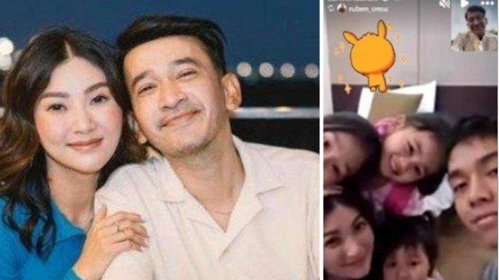 Ruben Onsu dan Sarwendah. Bisa batal cerai? Keduanya pamer video call bareng 3 anaknya di Instagram.