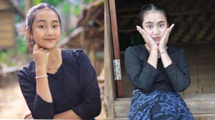 VIRAL DI TIKTOK - Rumsyah, seorang gadis asli Baduy Luar yang dikenal memiliki paras cantik, kini semakin dikenal luas berkat keaktifannya di media sosial.